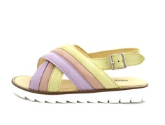 Angulus lilac/peach/light yellow sandal med spænde